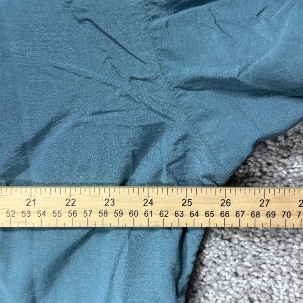 The North Face Mens Reversible Half Zip Anorak Jacket Blue Teal Orange‎ Large